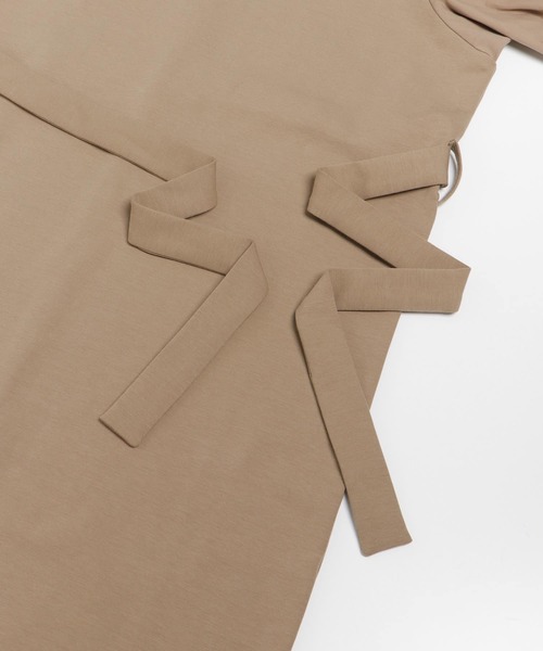 SENSE OF PLACE by URBAN RESEARCH（センスオブプレイスバイアーバンリサーチ）の「ボリュームスリーブドッキングワンピース（ワンピース・レディース・ライトブルー/ブラック/モカ・ONE）」の21枚目の写真