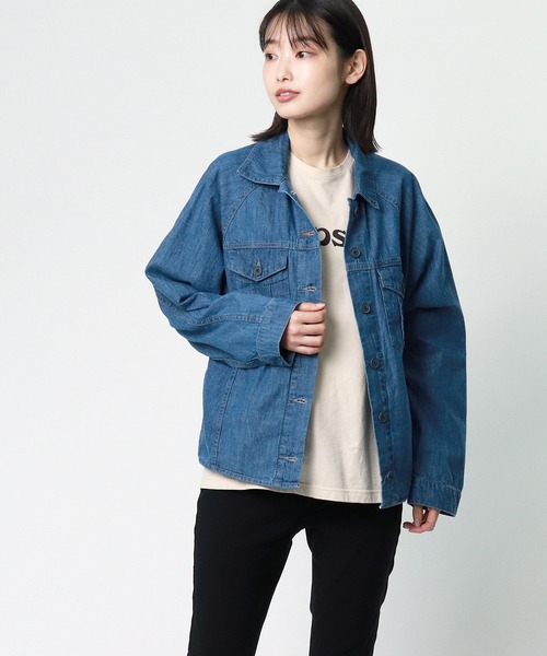 NANEA（ナネア）の「∴【 Nanea / ナネア 】ライトデニムジャケット（デニムジャケット・レディース・ブルー・FREE）」の5枚目の写真