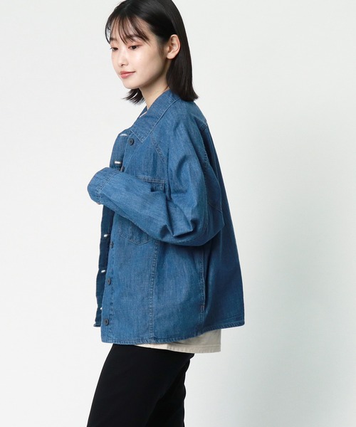 NANEA（ナネア）の「∴【 Nanea / ナネア 】ライトデニムジャケット（デニムジャケット・レディース・ブルー・FREE）」の7枚目の写真