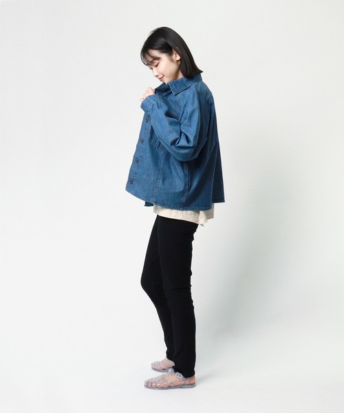 NANEA（ナネア）の「∴【 Nanea / ナネア 】ライトデニムジャケット（デニムジャケット・レディース・ブルー・FREE）」の8枚目の写真
