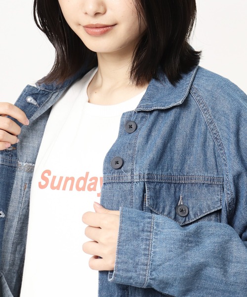 NANEA（ナネア）の「∴【 Nanea / ナネア 】ライトデニムジャケット（デニムジャケット・レディース・ブルー・FREE）」の20枚目の写真