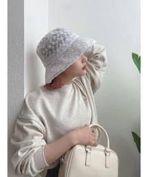 レースフラワーハット