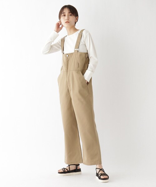 AG by aquagirl(エージーバイアクアガール)の「◆Dickies コラボサロペ(サロペット/オーバーオール・レディース・ブラック/ベージュ/ライトグレー・36/38)」の3枚目の写真
