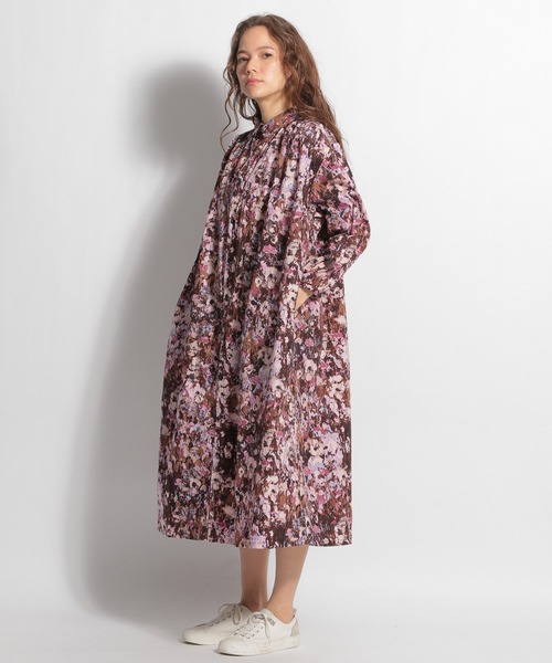 ichi（イチ）の「【ichi(イチ)】ペイントフラワー柄ワンピース（ワンピース・レディース・ピンク/ブルー・FREE）」の12枚目の写真