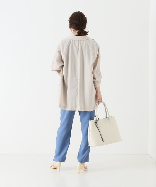 Simplicite(サンプリシテ)の「ダブルオーバージャケット(テーラードジャケット・レディース・ベージュ/ブラウン/カーキ・FREE)」の7枚目の写真