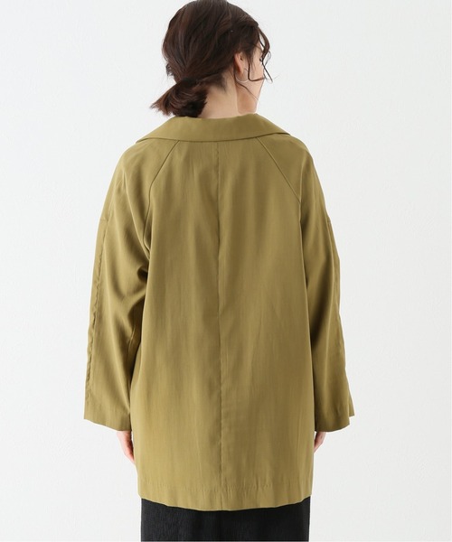 Simplicite(サンプリシテ)の「ダブルオーバージャケット(テーラードジャケット・レディース・ベージュ/ブラウン/カーキ・FREE)」の12枚目の写真