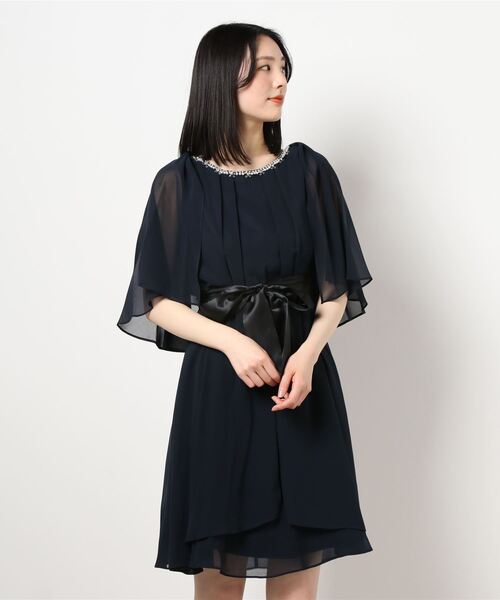LAISSE PASSE（レッセパッセ）の「ビジュー＆ケープドレス