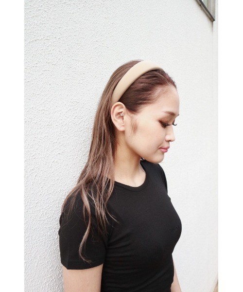 FIG&VIPER（フィグアンドバイパー）の「カラフルカチューシャ（カチューシャ・レディース・ブラック/ベージュ/ピンク/ブルー・FREE）」の7枚目の写真