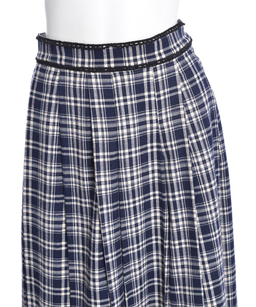 merry jenny（メリージェニー）の「ﾋﾟｺﾚｰｽﾌﾟﾘｰﾂﾐﾃﾞｨｽｶｰﾄ（スカート・レディース・グリーン/ネイビー/レッド・MEDIUM/SMALL）」の5枚目の写真