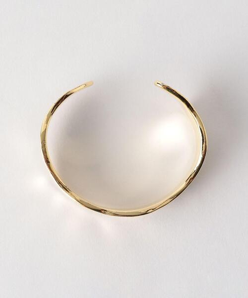 green label relaxing（グリーンレーベルリラクシング）の「CFC メタル プレート ブレスレット（ブレスレット・レディース・シルバー/ゴールド・FREE）」の4枚目の写真