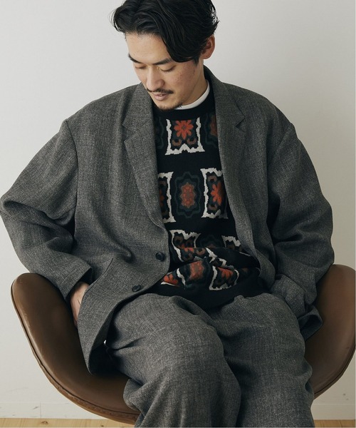 JOURNAL STANDARD（ジャーナルスタンダード）の「《WEB限定》【ジャケット+パンツ2点SET】【DADS/ダッズ】FORMOZA セットアップ（セットアップ・メンズ・キャメル/グレー/ブラック・MEDIUM/LARGE/SMALL）」の5枚目の写真