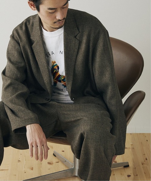 JOURNAL STANDARD（ジャーナルスタンダード）の「《WEB限定》【ジャケット+パンツ2点SET】【DADS/ダッズ】FORMOZA セットアップ（セットアップ・メンズ・キャメル/グレー/ブラック・MEDIUM/LARGE/SMALL）」の12枚目の写真