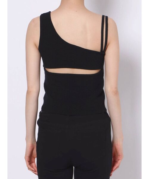 EVRIS（エヴリス）の「アシメストラップニットビスチェ（Tシャツ/カットソー・レディース・ブラック/パープル/カーキ/アイボリー・FREE）」の13枚目の写真