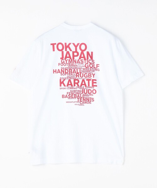 JAMES PERSE(ジェームスパース)の「ベーシックバックプリント クルーネックTシャツ MLJ3311TM(Tシャツ/カットソー・メンズ・ホワイト/レッド/ブルー系その他4・1/2/0/3/4)」の2枚目の写真