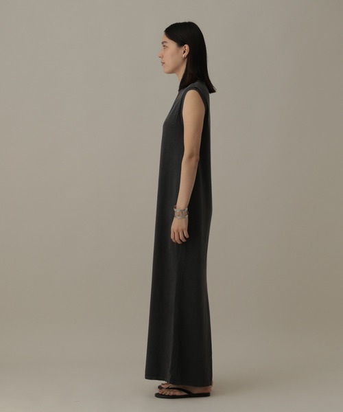 REMI RELIEF（レミレリーフ）の「【REMI RELIEF】別注カットマキシワンピース（ワンピース・レディース・ブラック/ブラウン・FREE）」の10枚目の写真