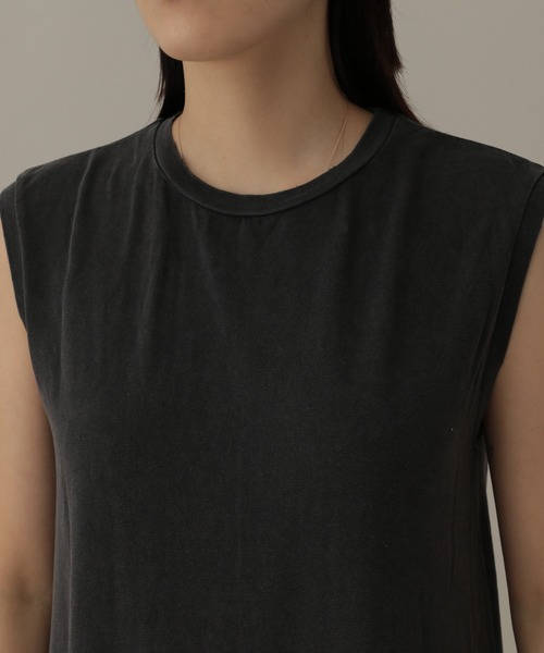 REMI RELIEF（レミレリーフ）の「【REMI RELIEF】別注カットマキシワンピース（ワンピース・レディース・ブラック/ブラウン・FREE）」の14枚目の写真