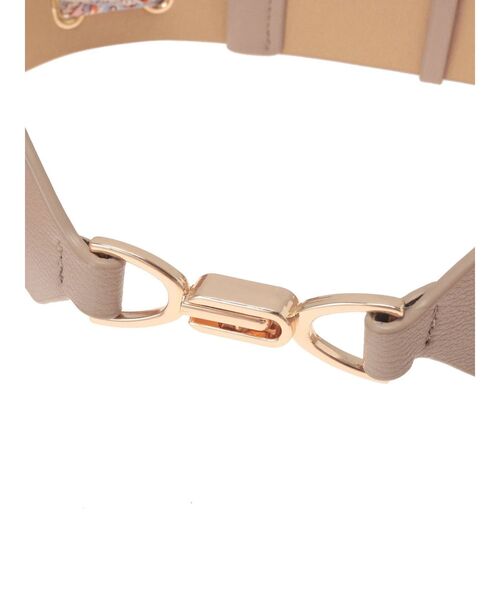 MERCURYDUO（マーキュリーデュオ）の「スカーフ付2WAYベルト（ベルト・レディース・ブラック/ベージュ・FREE）」の6枚目の写真