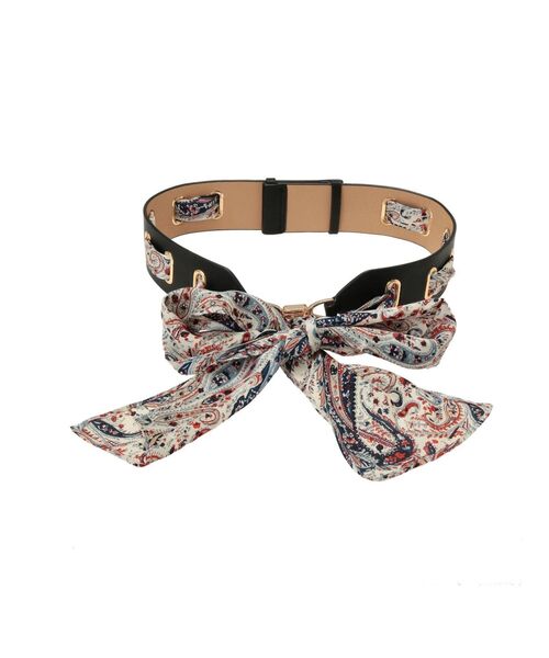 MERCURYDUO（マーキュリーデュオ）の「スカーフ付2WAYベルト（ベルト・レディース・ブラック/ベージュ・FREE）」の15枚目の写真