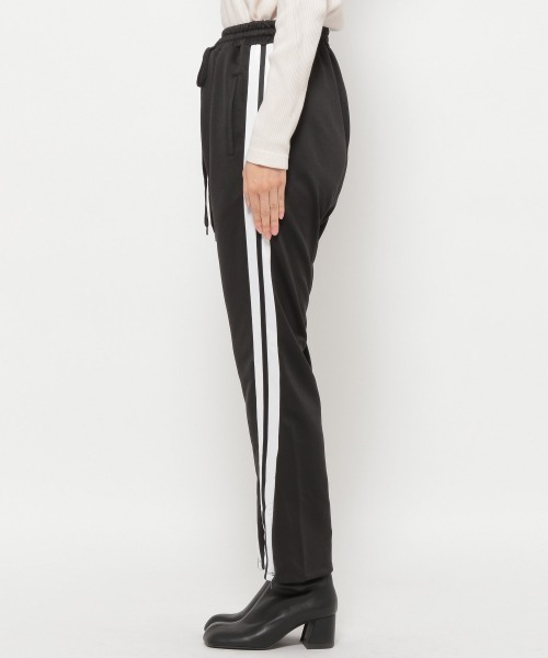 JEANASIS（ジーナシス）の「JS/LOGANジャージパンツ/952223（その他パンツ・レディース・ブラック/ベージュ・FREE）」の8枚目の写真