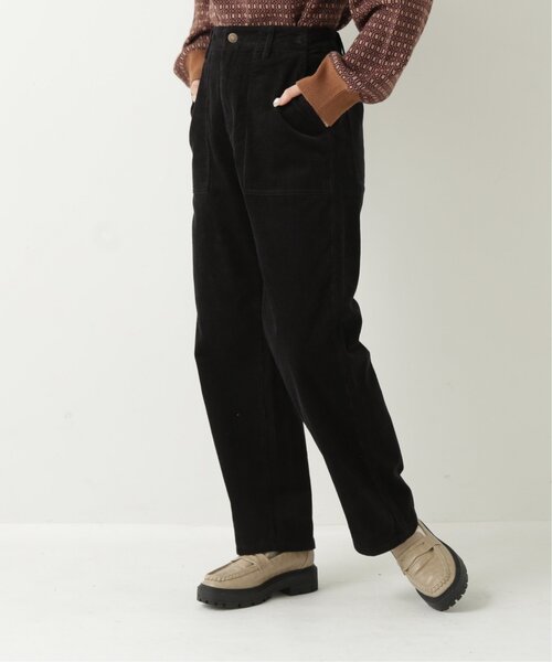 RAY CASSIN（レイカズン）の「コーデュロイベイカーパンツ（その他パンツ・レディース・ブラック/パープル/ライトカーキ/キナリ・FREE）」の3枚目の写真