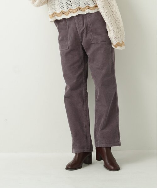 RAY CASSIN（レイカズン）の「コーデュロイベイカーパンツ（その他パンツ・レディース・ブラック/パープル/ライトカーキ/キナリ・FREE）」の5枚目の写真
