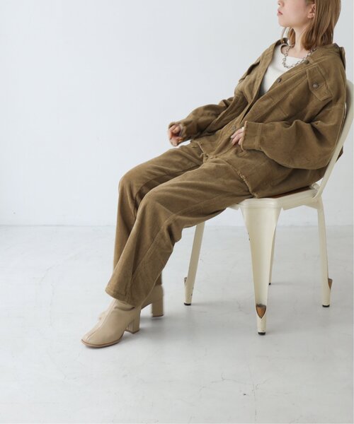 RAY CASSIN（レイカズン）の「コーデュロイベイカーパンツ（その他パンツ・レディース・ブラック/パープル/ライトカーキ/キナリ・FREE）」の17枚目の写真