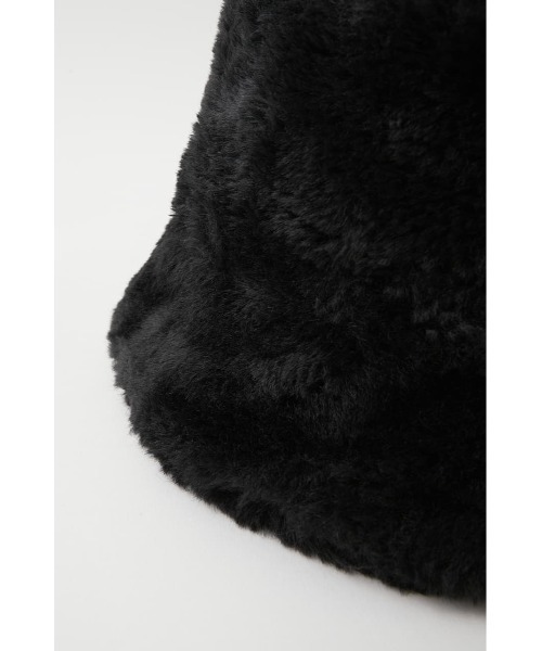 MOUSSY(マウジー)の「F/FUR BUCKET ハット(ハット・レディース・アイボリー/ダークブラウン/ブラック・FREE)」の7枚目の写真