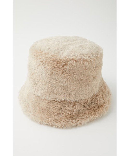 MOUSSY(マウジー)の「F/FUR BUCKET ハット(ハット・レディース・アイボリー/ダークブラウン/ブラック・FREE)」の8枚目の写真