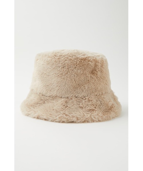 MOUSSY(マウジー)の「F/FUR BUCKET ハット(ハット・レディース・アイボリー/ダークブラウン/ブラック・FREE)」の6枚目の写真