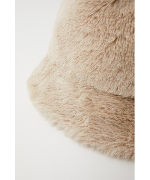 MOUSSY(マウジー)の「F/FUR BUCKET ハット(ハット・レディース・アイボリー/ダークブラウン/ブラック・FREE)」の11枚目の写真