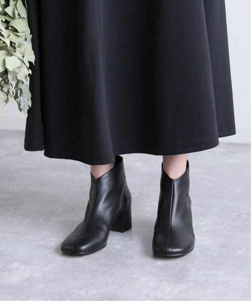 MOHI(モヒ)の「【MOHI/モヒ】ヒールブーティーMJ:ブーティー◆(ブーツ・レディース・ベージュ/ブラック・37/36/38)」の3枚目の写真