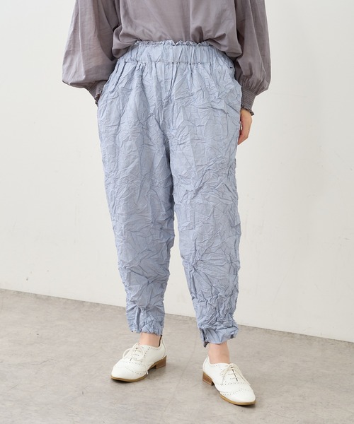 PUAL CE CIN（ピュアルセシン）の「冷感ストライプパンツ（その他パンツ・レディース・その他1/その他2・FREE）」の2枚目の写真