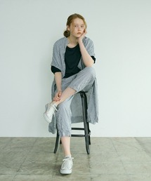 PUAL CE CIN | 冷感ストライプパンツ(その他パンツ)