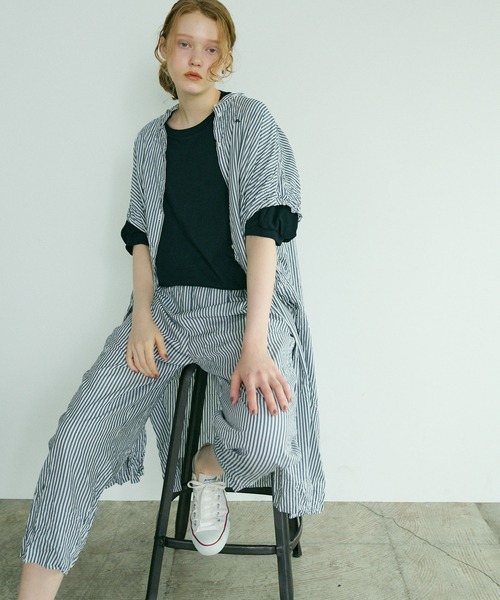 PUAL CE CIN（ピュアルセシン）の「冷感ストライプパンツ（その他パンツ・レディース・その他1/その他2・FREE）」の7枚目の写真