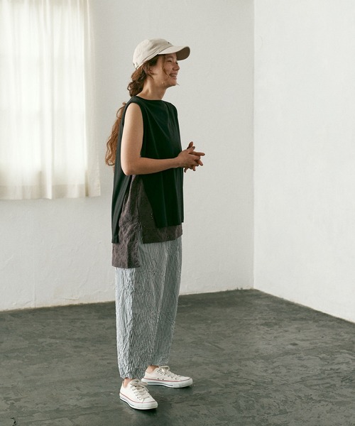 PUAL CE CIN（ピュアルセシン）の「冷感ストライプパンツ（その他パンツ・レディース・その他1/その他2・FREE）」の14枚目の写真