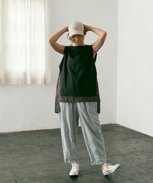 PUAL CE CIN（ピュアルセシン）の「冷感ストライプパンツ（その他パンツ・レディース・その他1/その他2・FREE）」の13枚目の写真