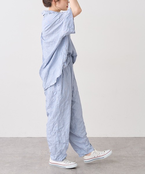 PUAL CE CIN（ピュアルセシン）の「冷感ストライプパンツ（その他パンツ・レディース・その他1/その他2・FREE）」の4枚目の写真