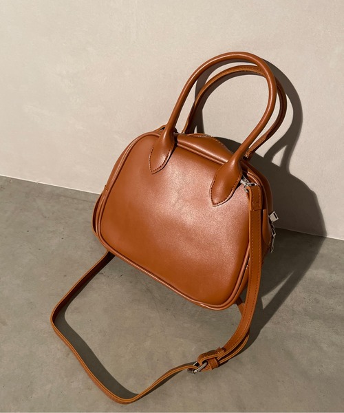 SpRay（スプレイ）の「２ＷＡＹスクエアボストンバッグ（ショルダーバッグ・レディース・ブラック/ダークブラウン/ベージュ/ブラウン/アイボリー・FREE）」の14枚目の写真