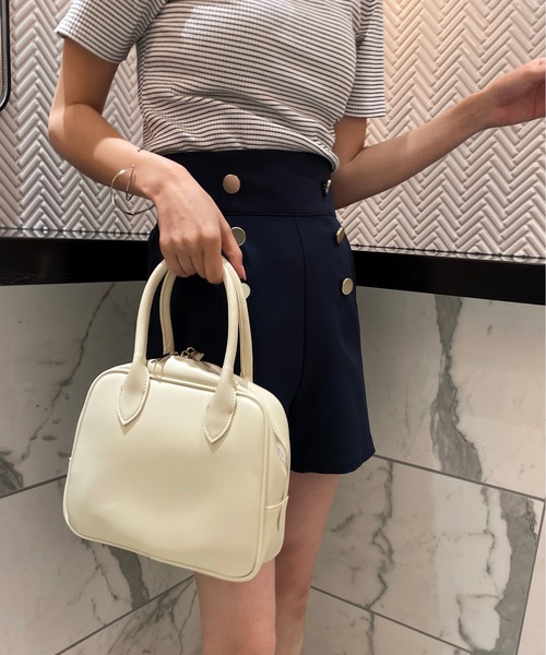 SpRay（スプレイ）の「２ＷＡＹスクエアボストンバッグ（ショルダーバッグ・レディース・ブラック/ダークブラウン/ベージュ/ブラウン/アイボリー・FREE）」の16枚目の写真