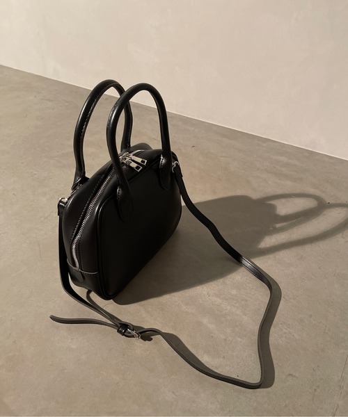 SpRay（スプレイ）の「２ＷＡＹスクエアボストンバッグ（ショルダーバッグ・レディース・ブラック/ダークブラウン/ベージュ/ブラウン/アイボリー・FREE）」の18枚目の写真