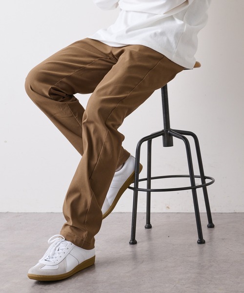 DISCOAT（ディスコート）の「【ULTRA STRETCH/ウルトラストレッチ】スタンダードストレートパンツ（スラックス・メンズ・ネイビー/グリーン/モカ/ブラック・SMALL/MEDIUM/LARGE）」の3枚目の写真