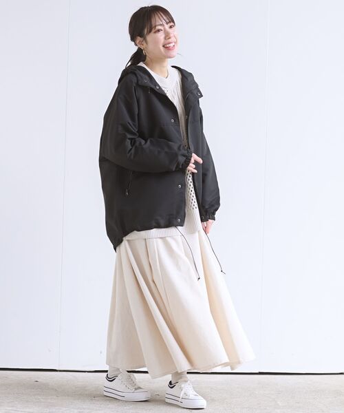 rps（アールピーエス）の「マウンテンパーカー（マウンテンパーカー・レディース・ブラック/ベージュ/カーキ/ブラック系その他2/ホワイト系その他4/ライトカーキ/アイボリー/ネイビー・M/フリー）」の20枚目の写真