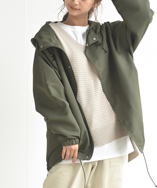 rps（アールピーエス）の「マウンテンパーカー（マウンテンパーカー・レディース・ブラック/ベージュ/カーキ/ブラック系その他2/ホワイト系その他4/ライトカーキ/アイボリー/ネイビー・M/フリー）」の6枚目の写真