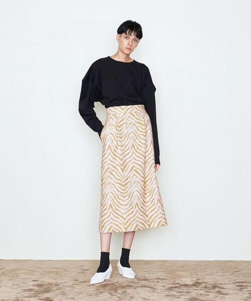 AEWEN MATOPH(イウエン マトフ)の「<AEWEN MATOPH(イウエン マトフ)>コットン ドルマン ロングスリーブTシャツ(Tシャツ/カットソー・レディース・ホワイト/ブラック/ライトピンク・FREE)」の9枚目の写真