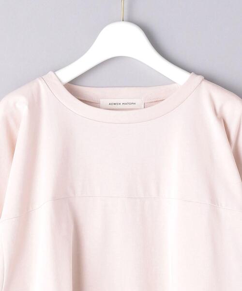 AEWEN MATOPH(イウエン マトフ)の「<AEWEN MATOPH(イウエン マトフ)>コットン ドルマン ロングスリーブTシャツ(Tシャツ/カットソー・レディース・ホワイト/ブラック/ライトピンク・FREE)」の13枚目の写真