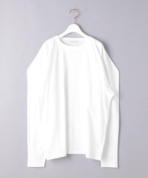 AEWEN MATOPH(イウエン マトフ)の「<AEWEN MATOPH(イウエン マトフ)>コットン ドルマン ロングスリーブTシャツ(Tシャツ/カットソー・レディース・ホワイト/ブラック/ライトピンク・FREE)」の19枚目の写真