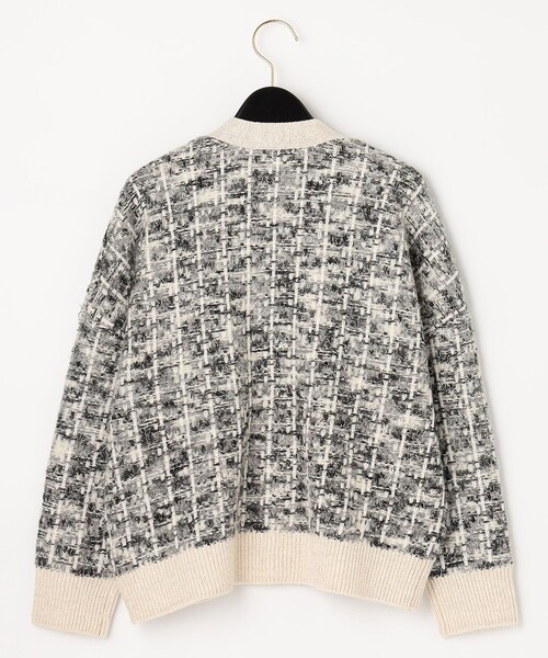 Diagram(ダイアグラム)の「ミックスツイードニットカーディガン(カーディガン/ボレロ・レディース・ベージュ/グレー・36)」の14枚目の写真