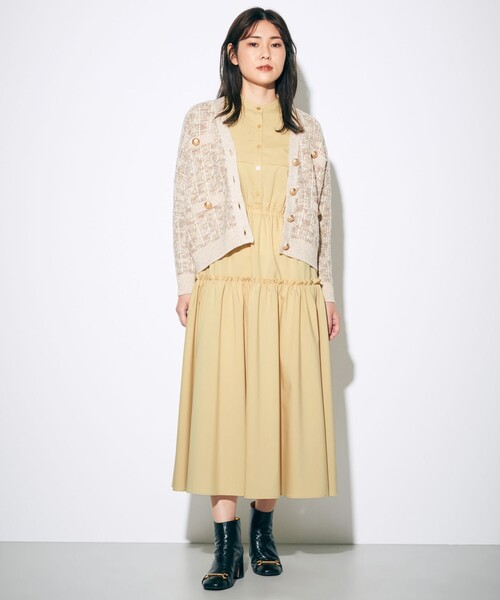 Diagram(ダイアグラム)の「ミックスツイードニットカーディガン(カーディガン/ボレロ・レディース・ベージュ/グレー・36)」の18枚目の写真