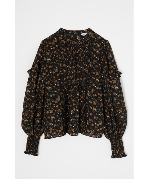MOUSSY（マウジー）の「FOIL PRINT FRILL ブラウス（シャツ
