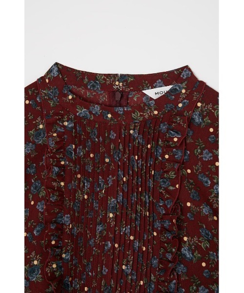 MOUSSY（マウジー）の「FOIL PRINT FRILL ブラウス（シャツ